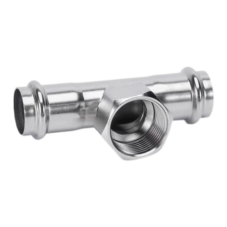 Camiseta con rosca hembra de doble presión