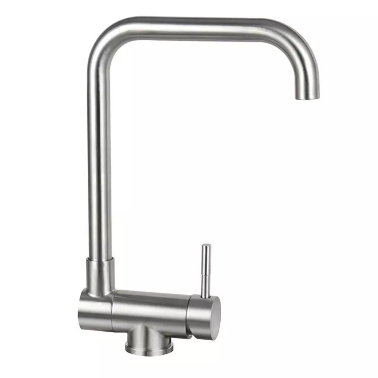 Grifo frío y caliente de cocina plegable giratorio de siete caracteres