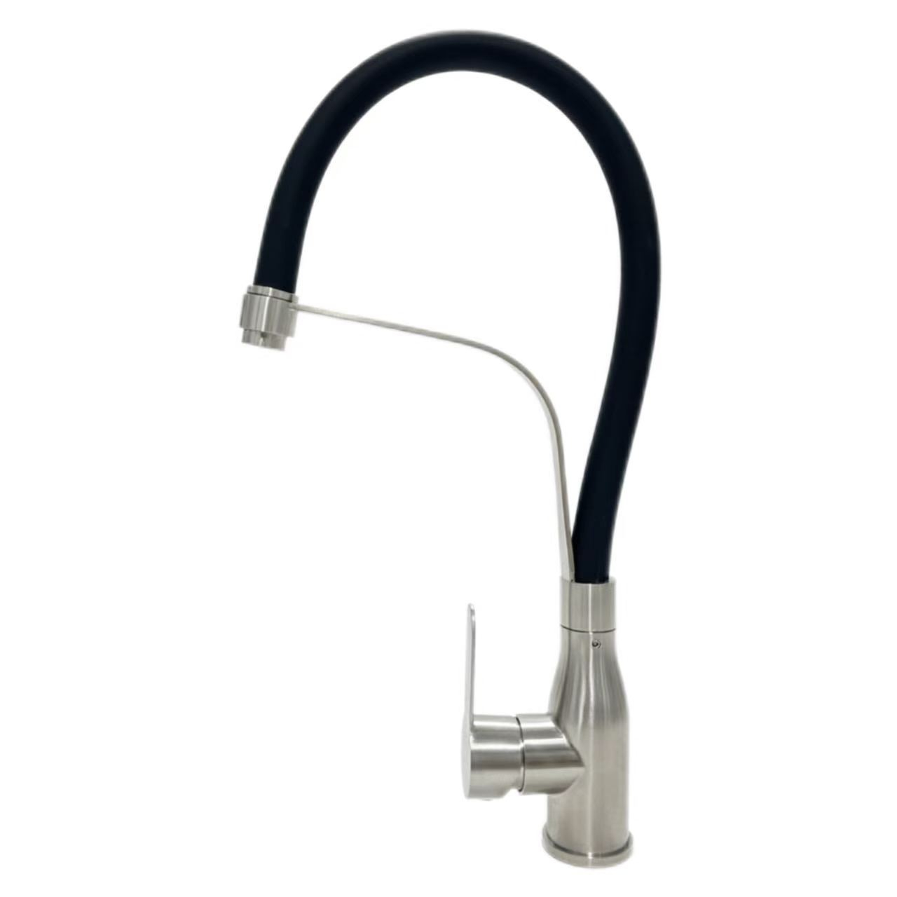 Grifo de agua fría y caliente universal extraíble flexible de silicona