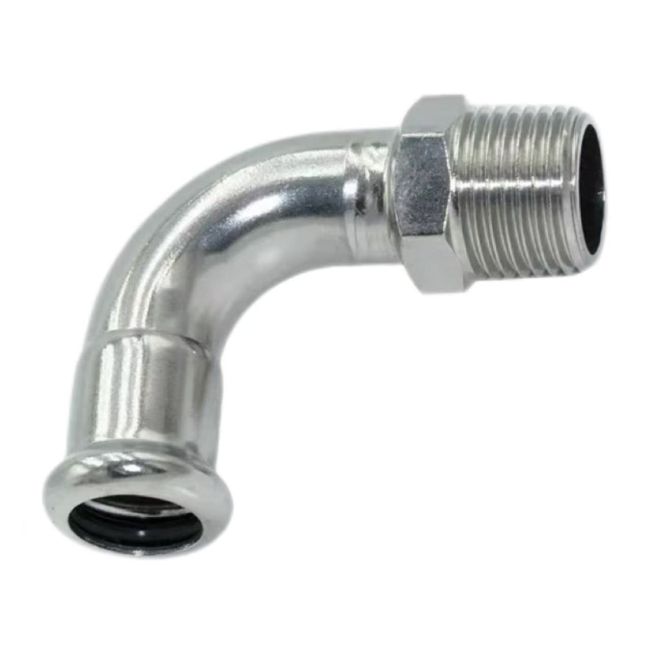 Codo hembra de 90 grados de una sola pulsación