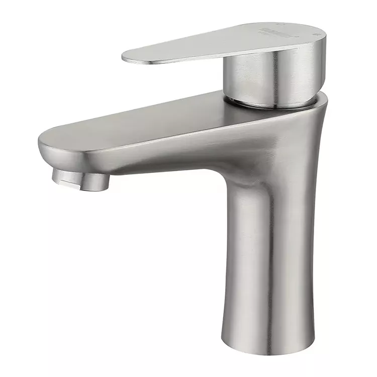 Grifo monomando para lavabo cintura delgada (frío y caliente)
