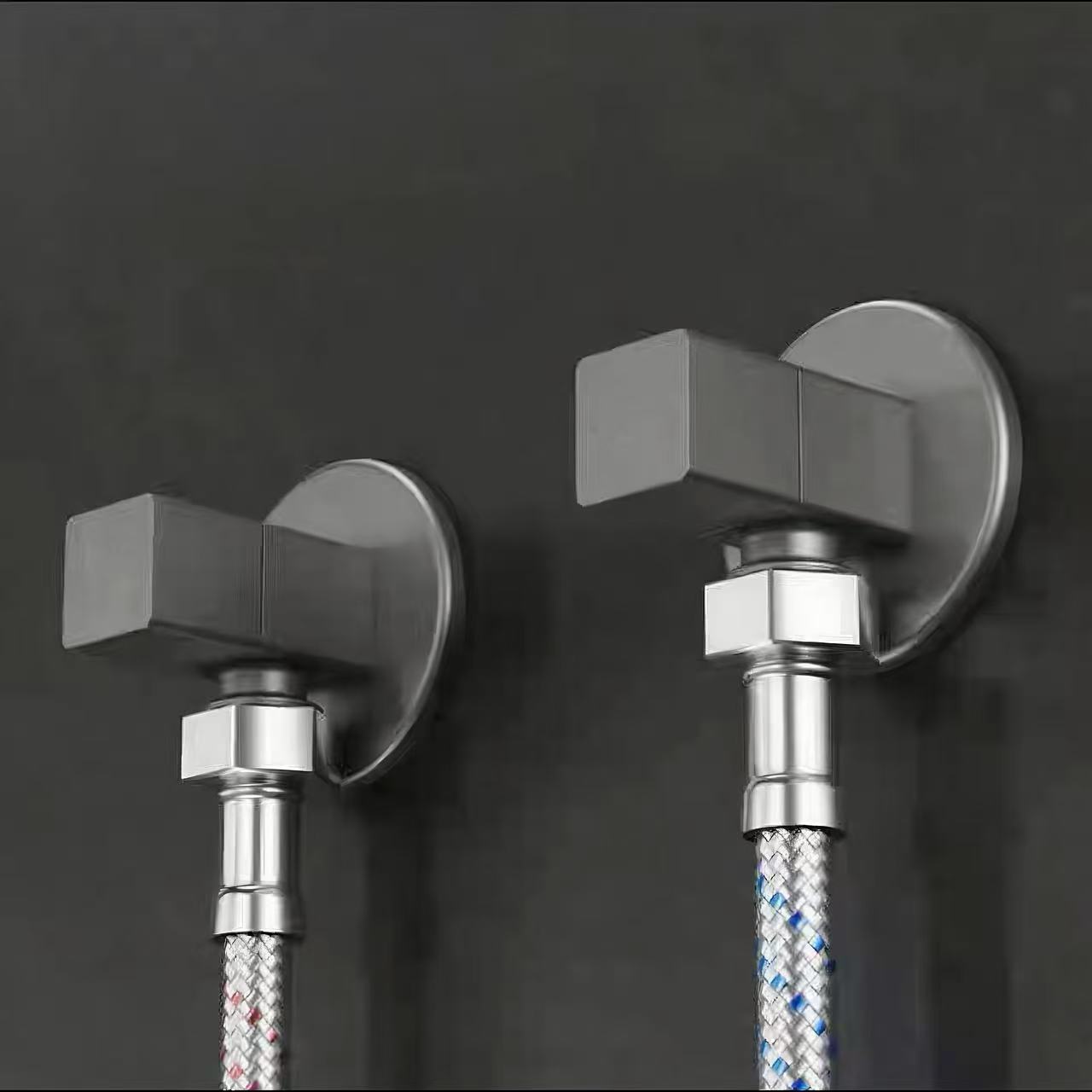 Válvula de ángulo cuadrado Válvula de entrada de agua universal para baño