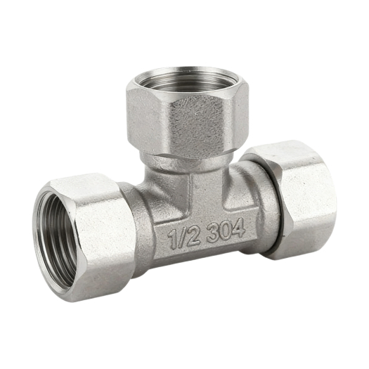 Conector en T de rosca hembra de unión