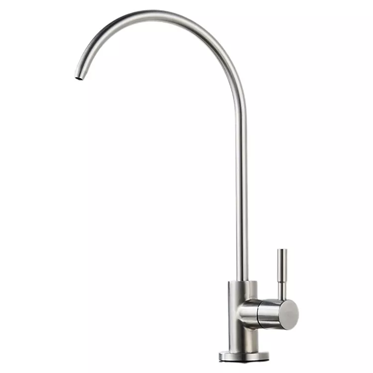 Purificador de agua con grifo de agua fina, grifo de cocina de agua fría individual